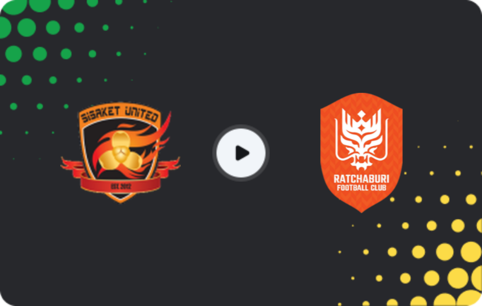 Where to watch Sisaket United — Ratchaburi, FA Cup, 14.01.2026