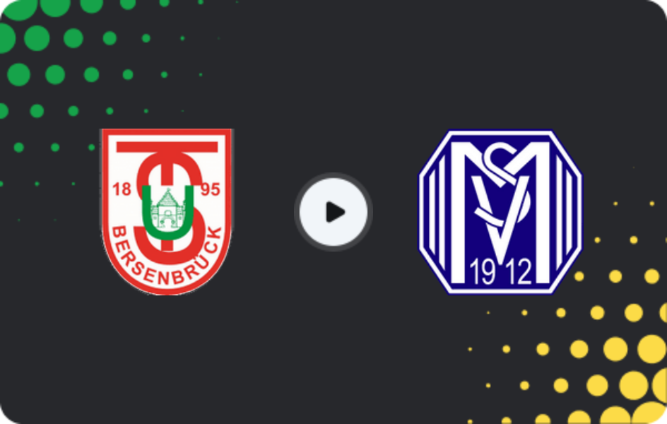 Where to watch Bersenbrück — SV Meppen, Friendlies Clubs, 17.01.2026