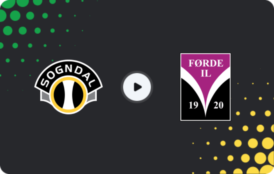Where to watch Sogndal — Førde, Friendlies Clubs, 17.01.2026