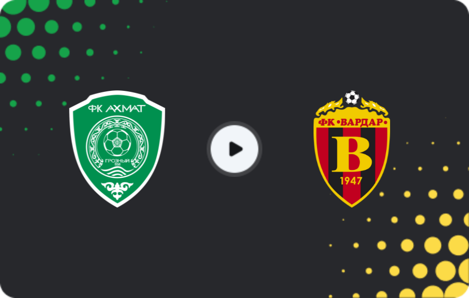Where to watch Akhmat — Vardar Skopje, Friendlies Clubs, 29.01.2026