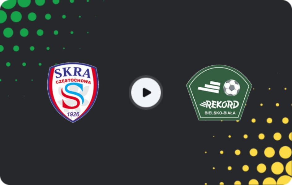 Where to watch SKRA Częstochowa — Rekord Bielsko-Biała, Friendlies Clubs, 31.01.2026