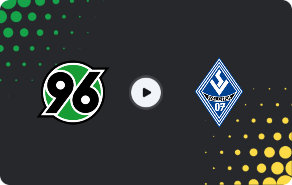 Where to watch Hannover — Waldhof Mannheim, Friendlies Clubs, 09.01.2026