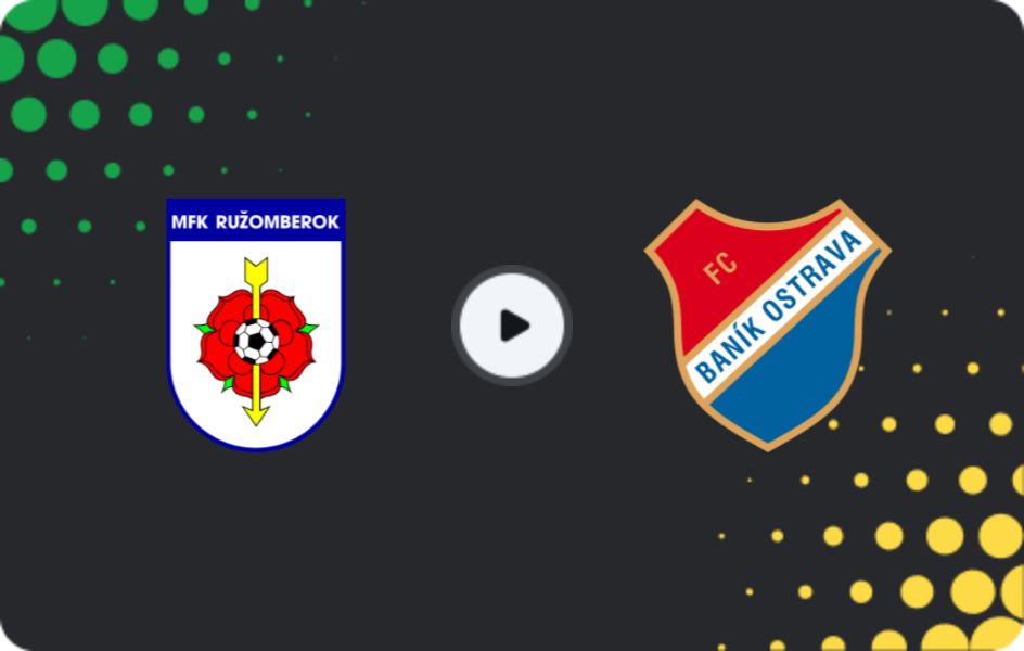 Where to watch Ružomberok — Baník Ostrava II, Friendlies Clubs, 17.01.2026