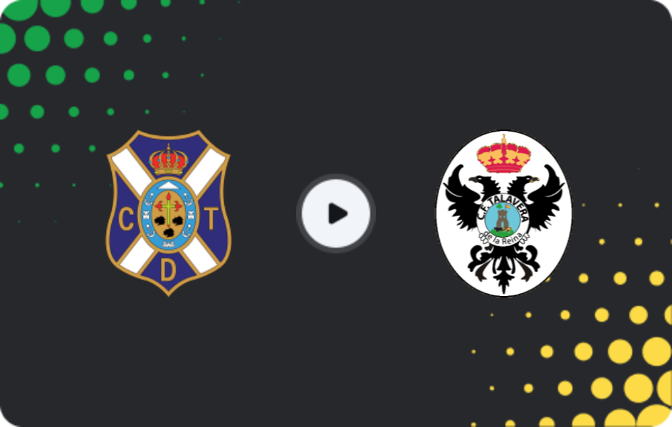 Where to watch Tenerife — CF Talavera, Primera Federación – Group 1, 09.01.2026