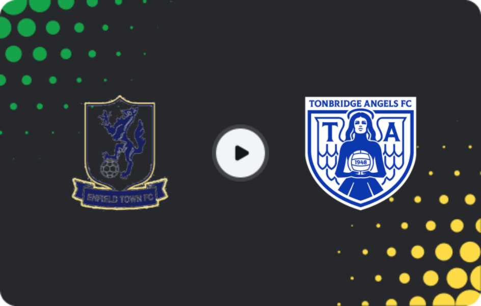 Where to watch Enfield Town — Tonbridge Angels, National League - South, 10.01.2026