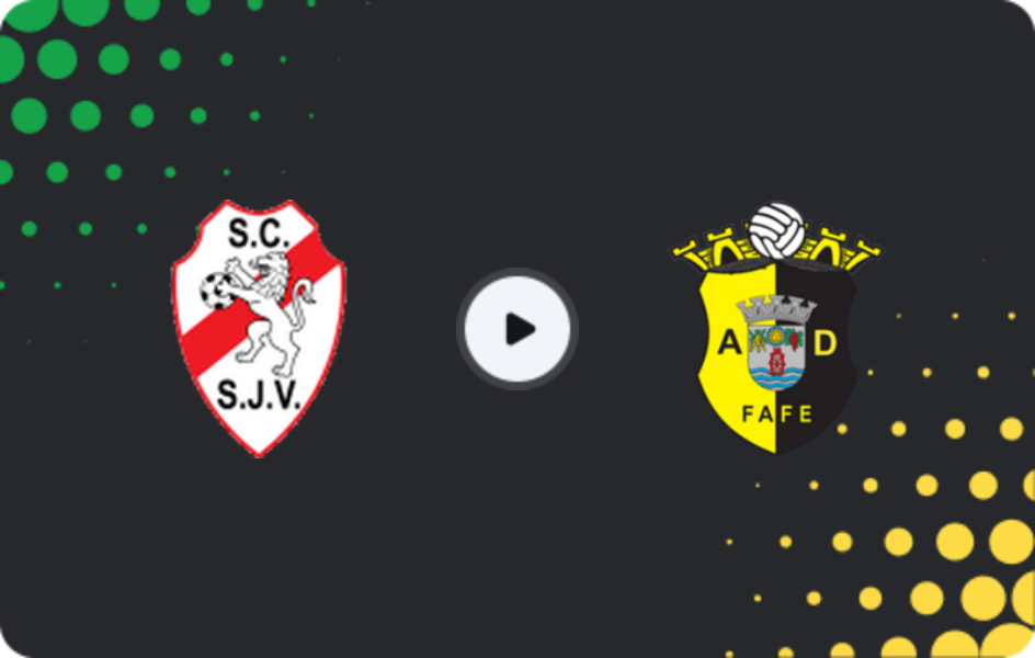 Where to watch São João Ver — Fafe, Liga 3, 10.01.2026