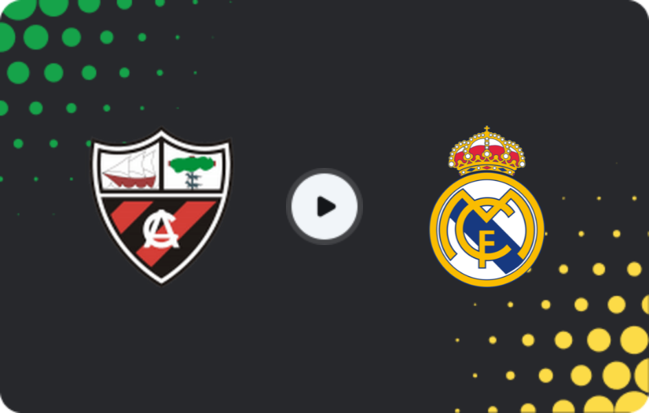 Where to watch Arenas Getxo — Real Madrid II, Primera Federación – Group 1, 10.01.2026