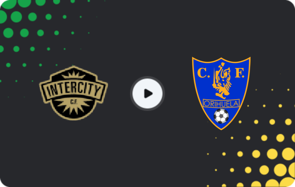 Where to watch Intercity — Orihuela, Segunda Federación - Group 5, 11.01.2026