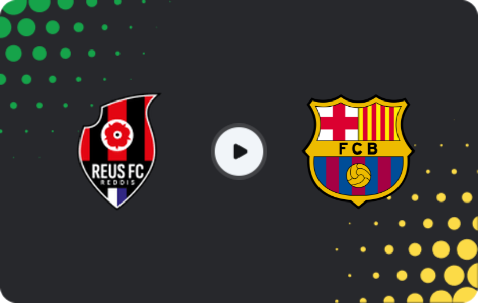 Where to watch Reddis — Barcelona B, Segunda Federación - Group 3, 11.01.2026