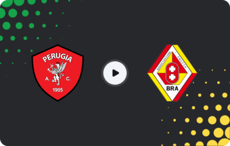 Where to watch Perugia — Bra, Serie C - Girone B, 11.01.2026