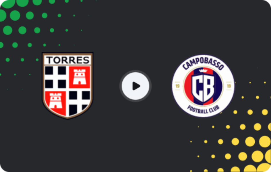 Where to watch Torres — Città di Campobasso, Serie C - Girone B, 10.01.2026