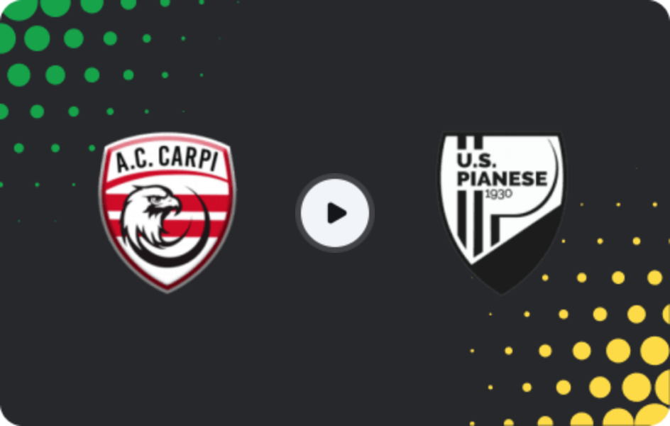 Where to watch Athletic Carpi — Pianese, Serie C - Girone B, 11.01.2026