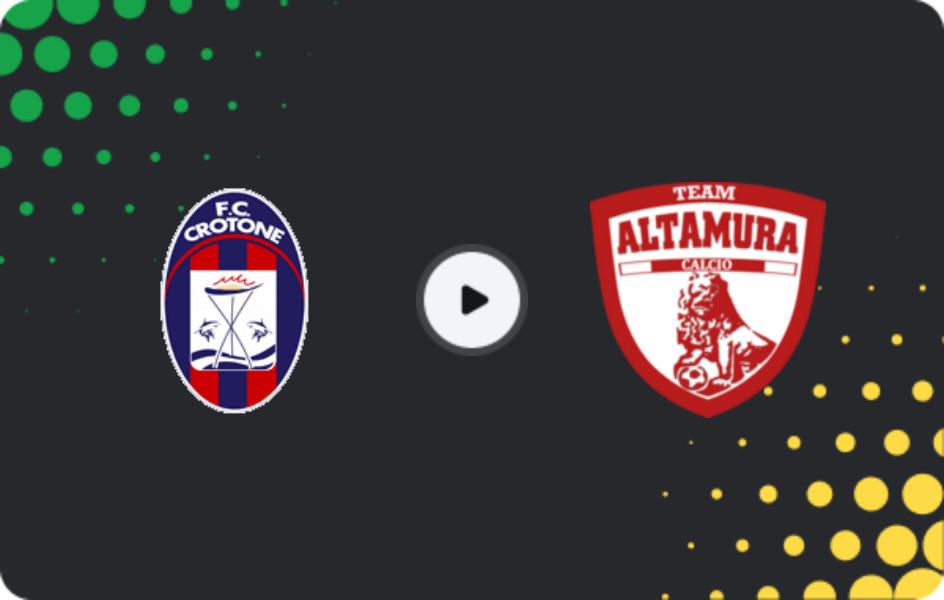 Where to watch Crotone — Team Altamura, Serie C - Girone C, 10.01.2026