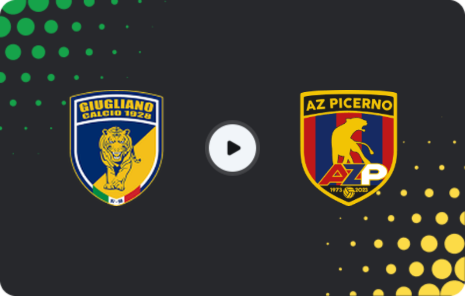 Where to watch Giugliano — AZ Picerno, Serie C - Girone C, 12.01.2026
