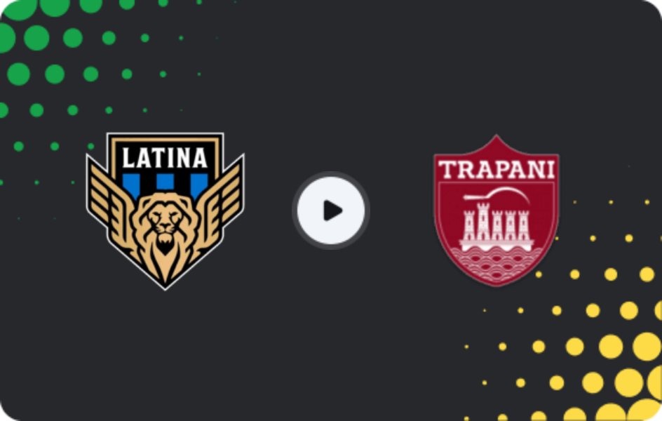 Where to watch Latina — Trapani 1905, Serie C - Girone C, 10.01.2026