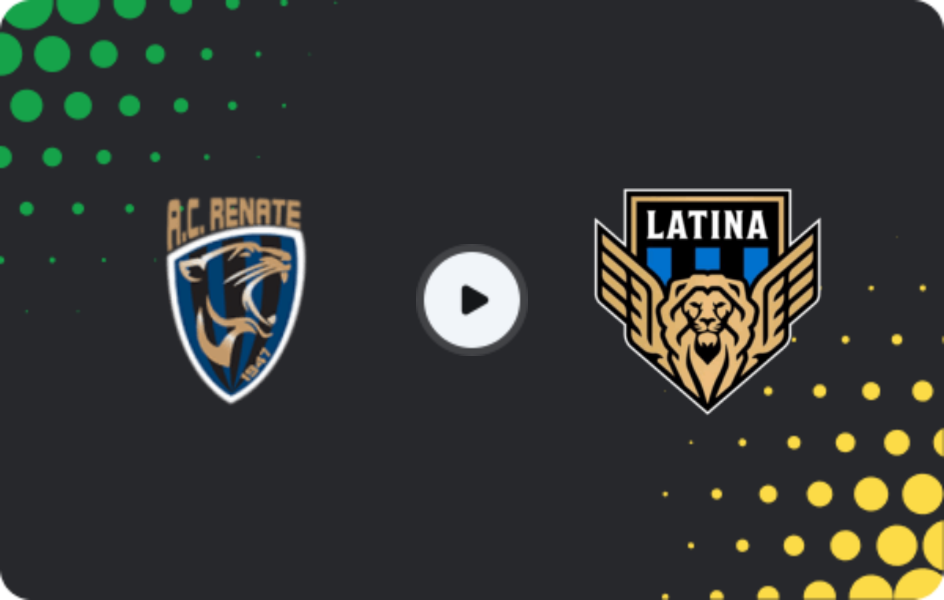 Where to watch Renate — Latina, Coppa - Serie C, 14.01.2026