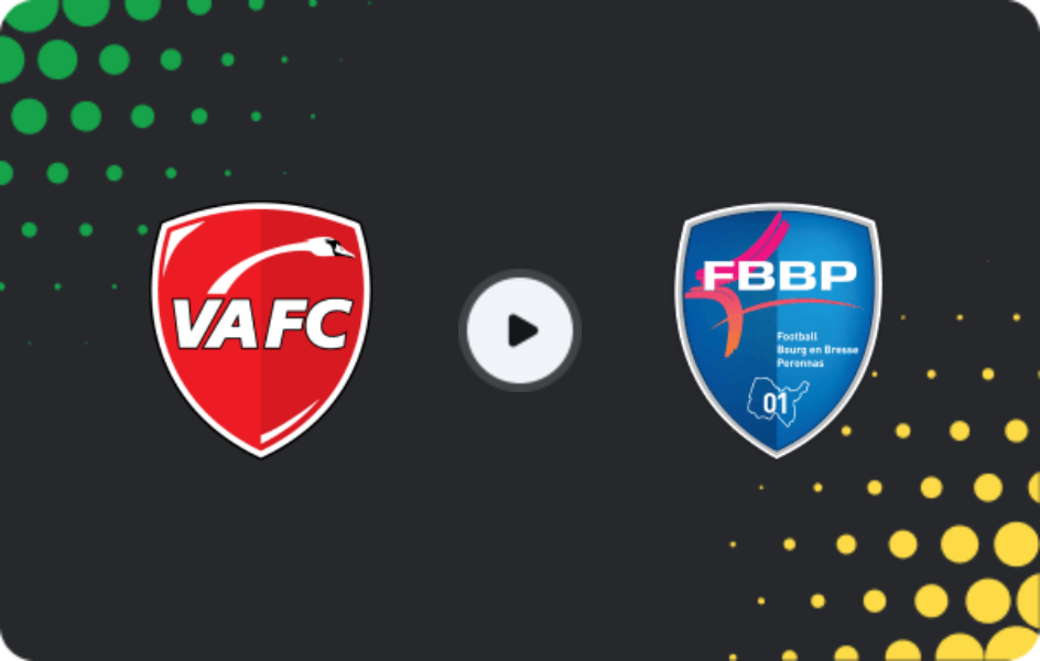 Where to watch Valenciennes — Bourg-en-bresse 01, Championnat National, 16.01.2026