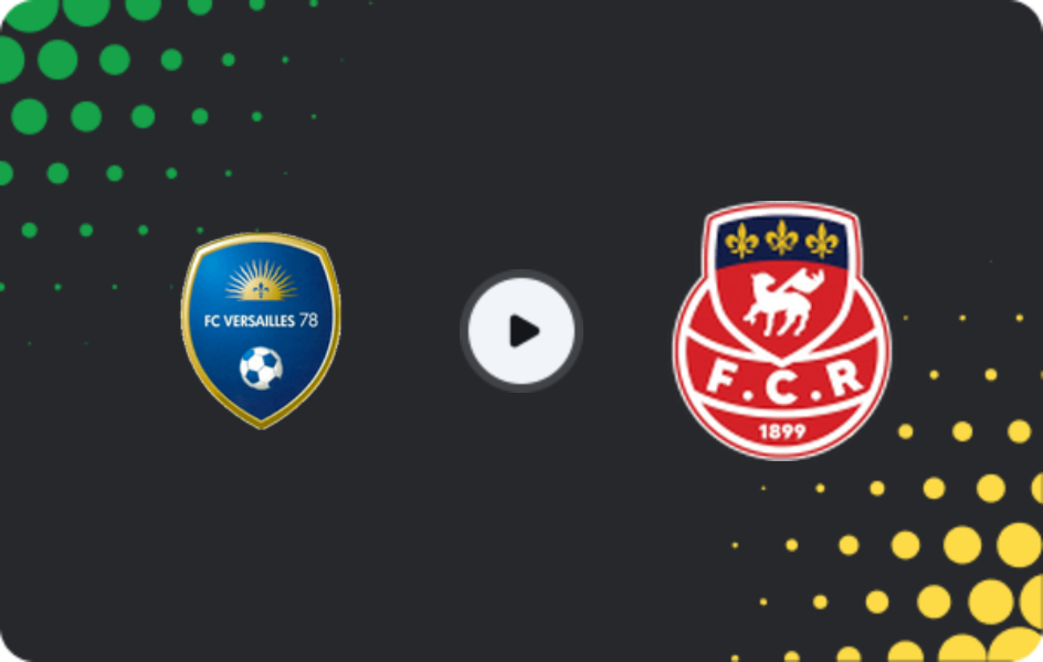 Where to watch Versailles — Rouen, Championnat National, 16.01.2026