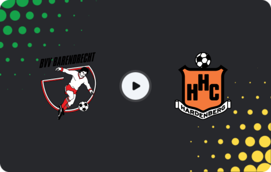 Where to watch Barendrecht — HHC, Tweede Divisie, 17.01.2026
