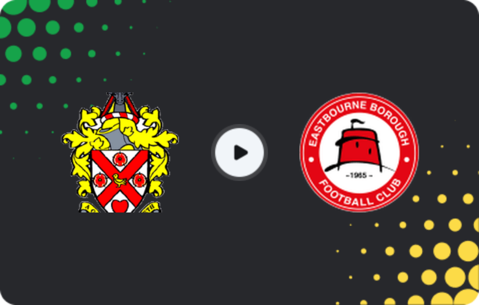 Where to watch AFC Hornchurch — Eastbourne Borough, National League - South, 17.01.2026
