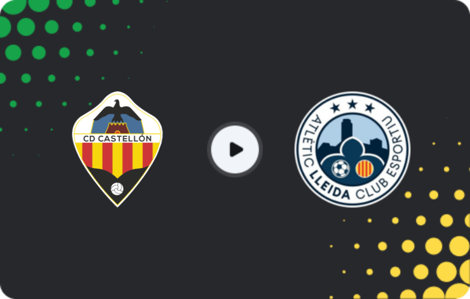 Where to watch Castellón II — Atlètic Lleida, Segunda Federación - Group 3, 17.01.2026