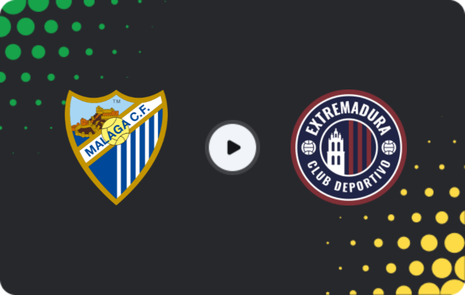 Where to watch Málaga II — Extremadura 1924, Segunda Federación - Group 4, 17.01.2026