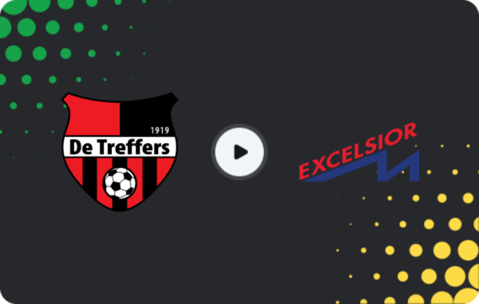 Where to watch De Treffers — Excelsior Maassluis, Tweede Divisie, 17.01.2026