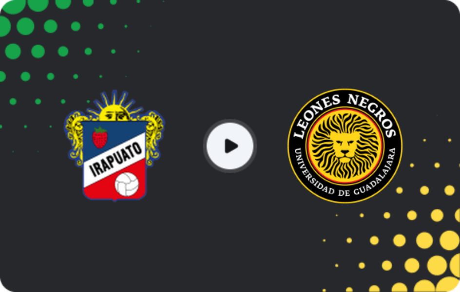 Where to watch Irapuato — Leones Negros UDG, Liga de Expansión MX, 18.01.2026