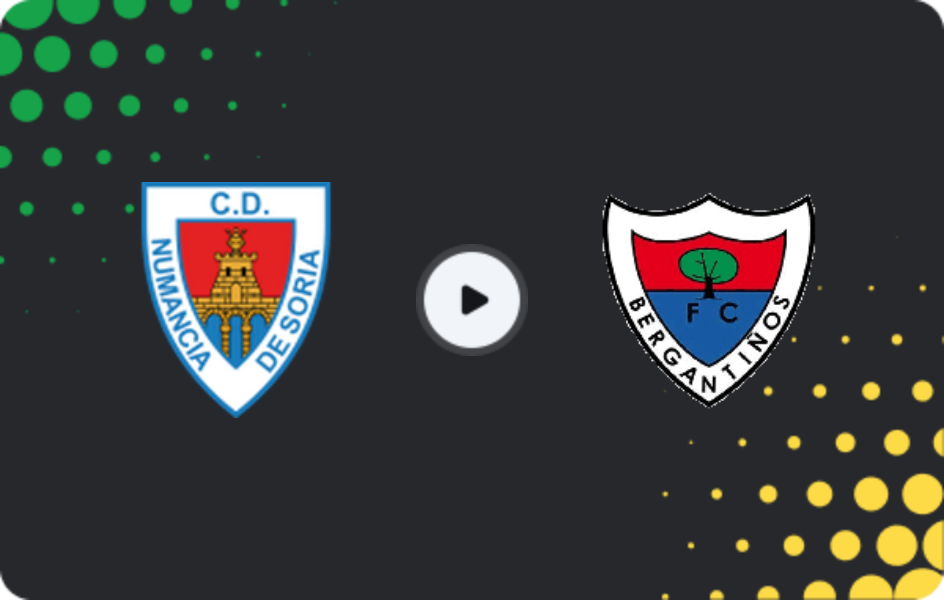 Where to watch Numancia — Bergantiños, Segunda Federación – Group 1, 18.01.2026