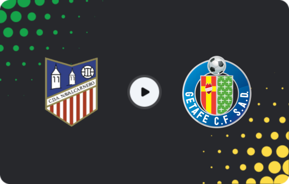 Where to watch Navalcarnero — Getafe II, Segunda Federación - Group 5, 18.01.2026