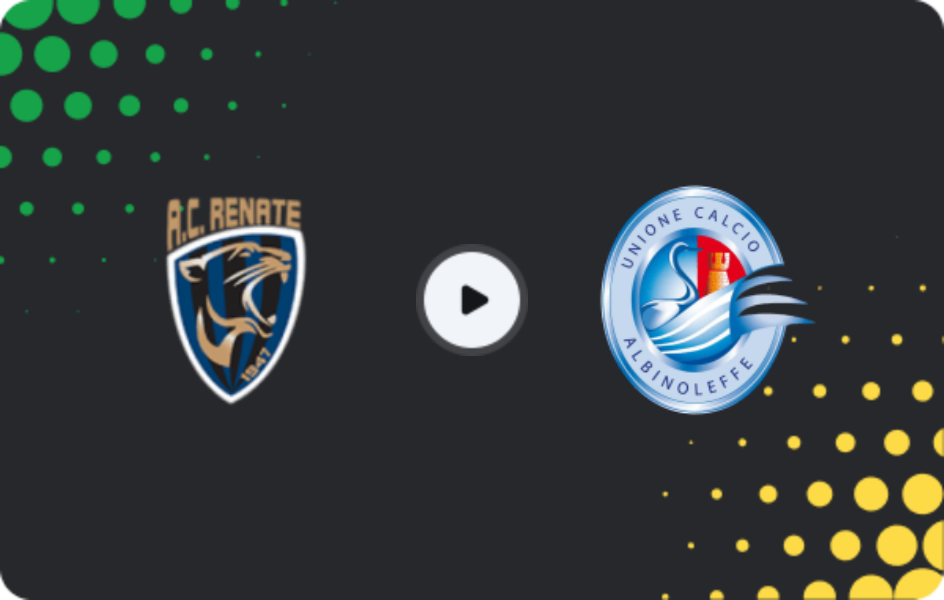 Where to watch Renate — Albinoleffe, Serie C - Girone A, 18.01.2026