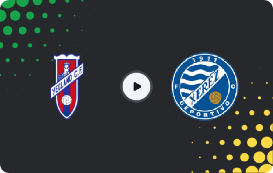 Where to watch Yeclano — Xerez Deportivo, Segunda Federación - Group 4, 18.01.2026