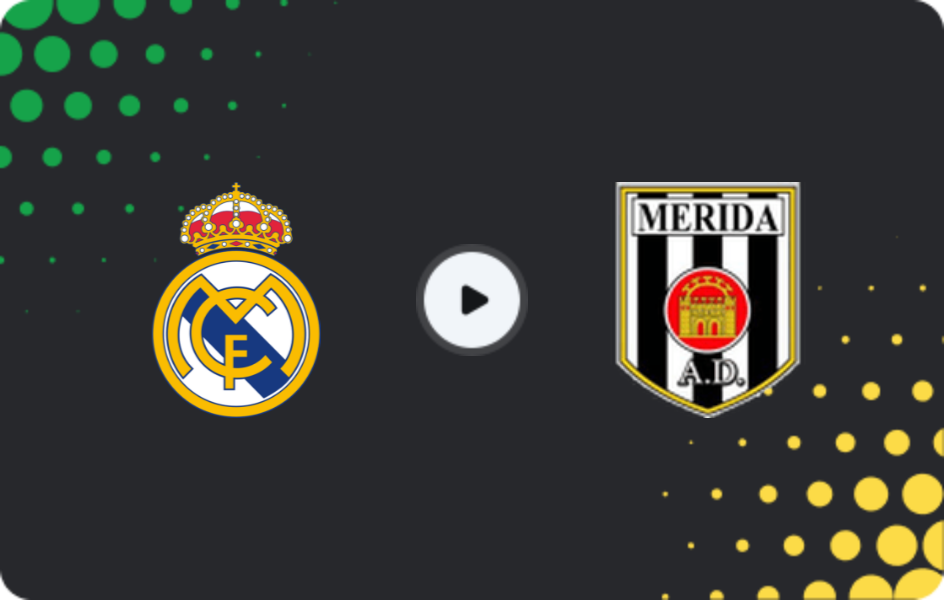 Where to watch Real Madrid II — Mérida AD, Primera Federación – Group 1, 18.01.2026
