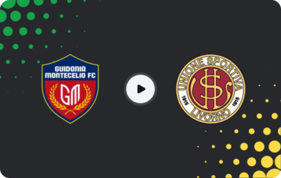 Where to watch Guidonia Montecelio 1937 — Livorno, Serie C - Girone B, 18.01.2026