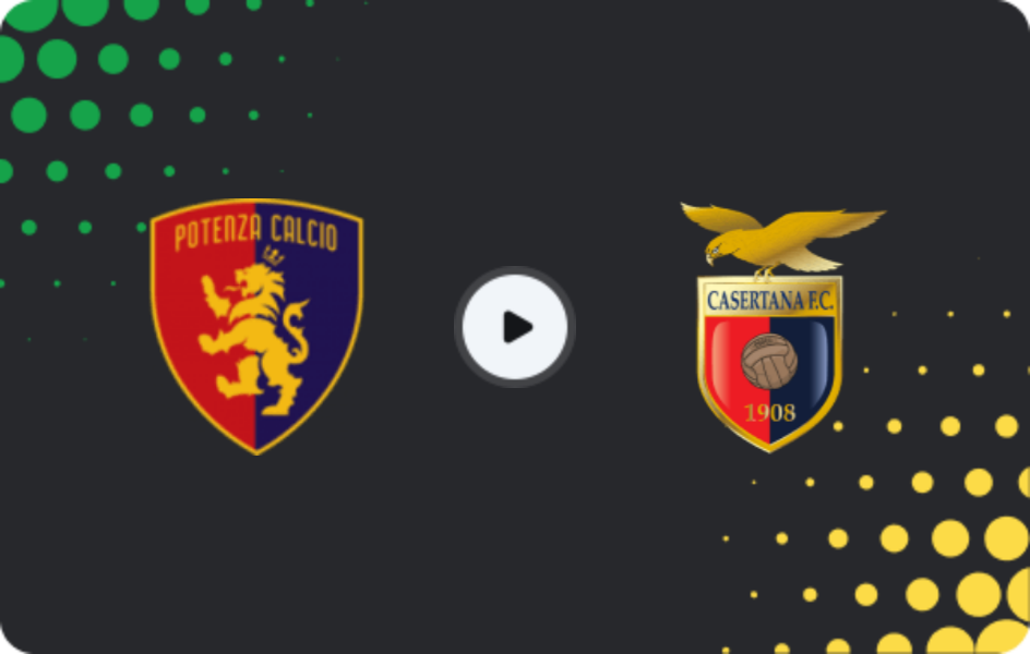 Where to watch Potenza — Casertana, Serie C - Girone C, 18.01.2026