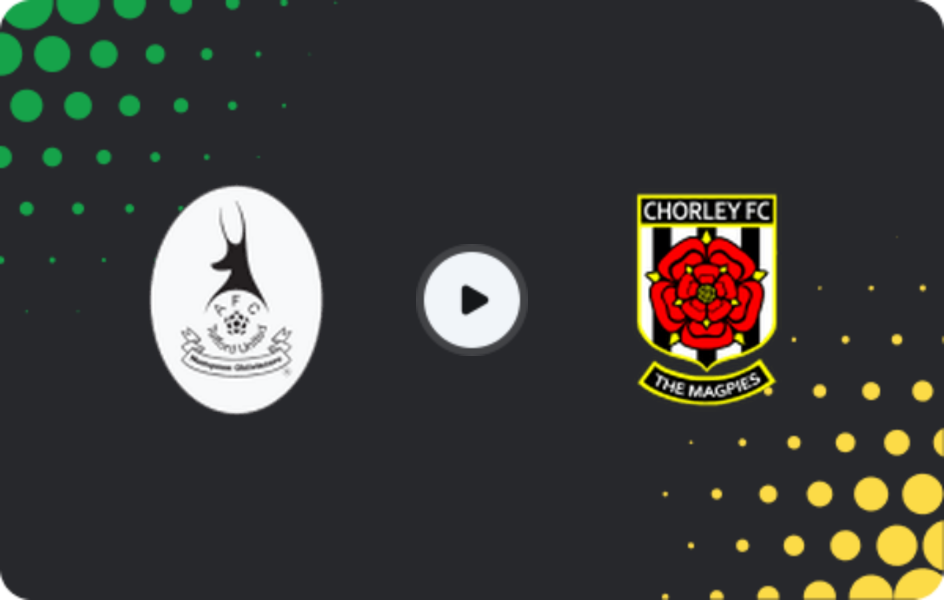 Where to watch AFC Telford United — Chorley, National League - North, 20.01.2026