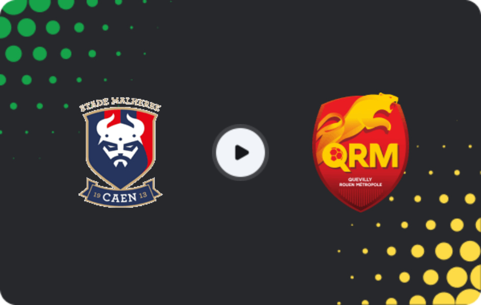 Where to watch Caen — Quevilly, Championnat National, 23.01.2026