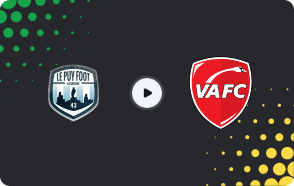 Where to watch Le Puy Foot — Valenciennes, Championnat National, 23.01.2026
