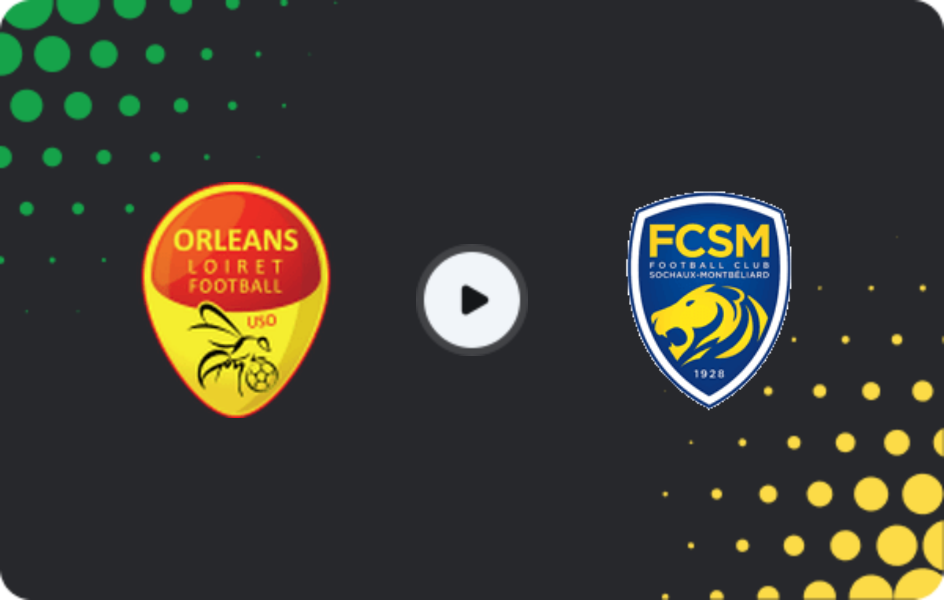Where to watch Orleans — Sochaux, Championnat National, 23.01.2026