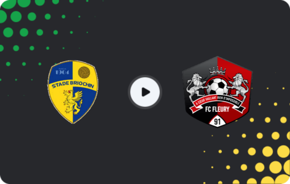 Where to watch Stade Briochin — Fleury 91, Championnat National, 23.01.2026