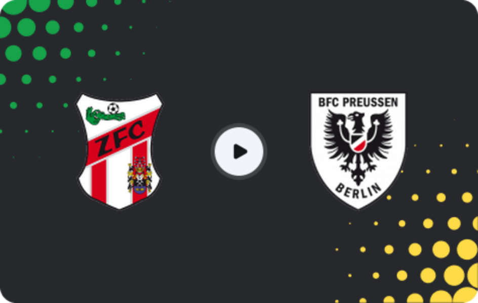 Where to watch ZFC Meuselwitz — BFC Preussen, Regionalliga - Nordost, 24.01.2026