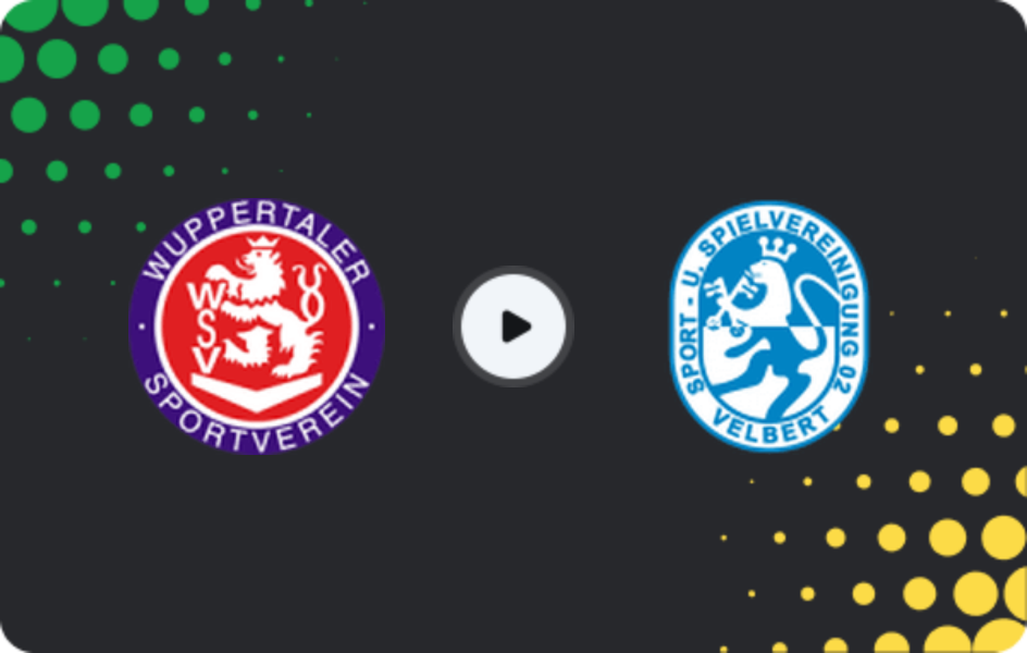 Where to watch Wuppertaler SV — SSVg Velbert, Regionalliga - West, 24.01.2026