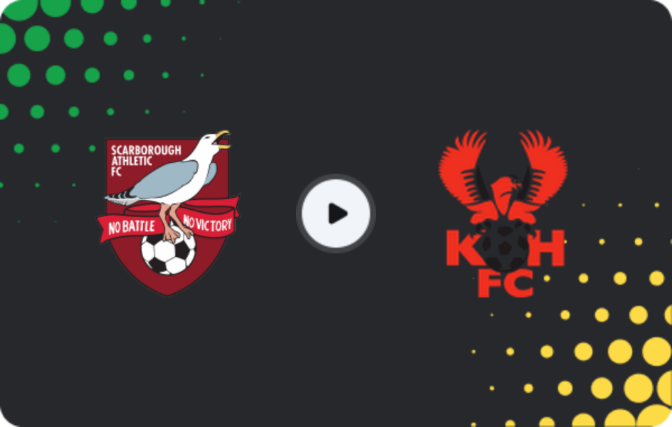 Where to watch Scarborough Athletic — Kidderminster Harriers, National League - North, 24.01.2026