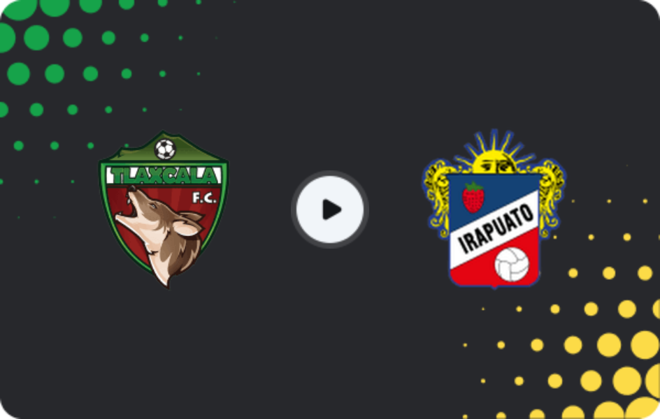Where to watch Tlaxcala — Irapuato, Liga de Expansión MX, 25.01.2026