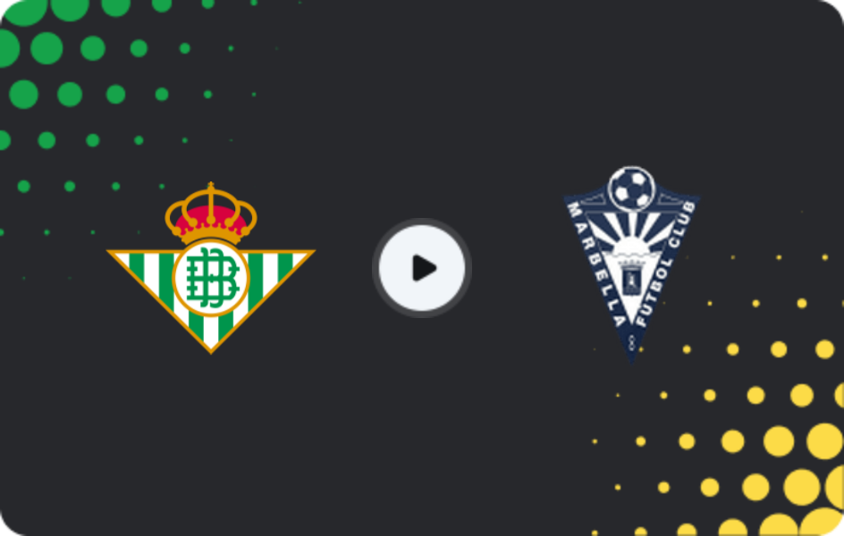 Where to watch Real Betis II — Marbella, Primera Federación – Group 2, 25.01.2026