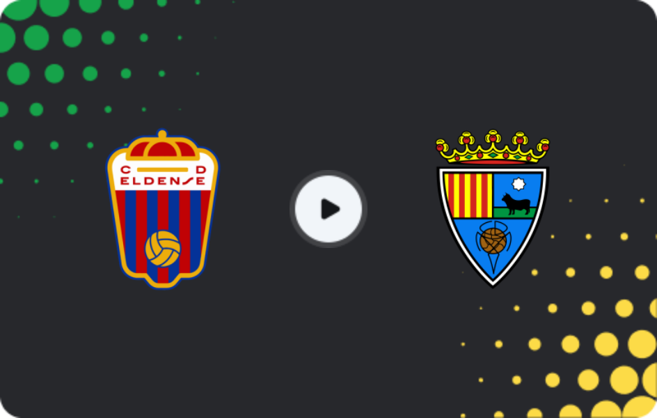Where to watch Eldense — Teruel, Primera Federación – Group 2, 25.01.2026