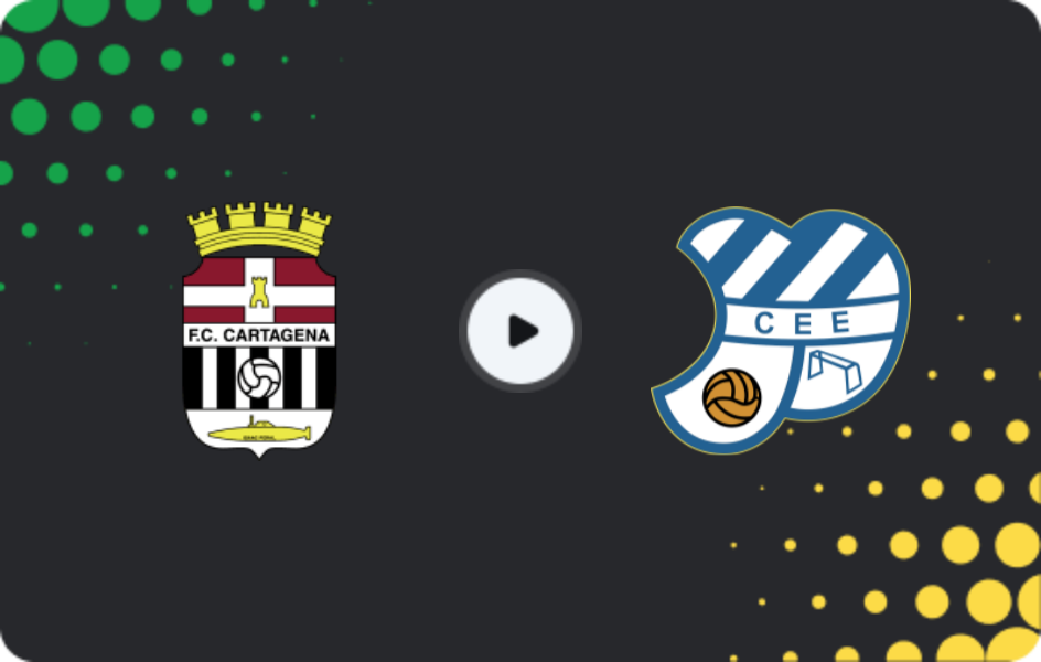 Where to watch FC Cartagena — Europa Fc, Primera Federación – Group 2, 25.01.2026