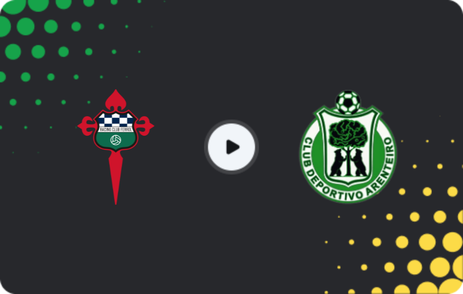 Where to watch Racing Ferrol — Arenteiro, Primera Federación – Group 1, 25.01.2026