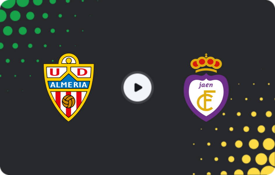 Where to watch Almería II — Real Jaén, Segunda Federación - Group 4, 25.01.2026