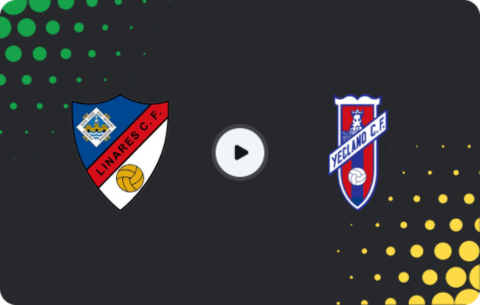 Where to watch Linares Deportivo — Yeclano, Segunda Federación - Group 4, 25.01.2026